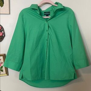 Westbound Vibrant Green Button-Down Shirt